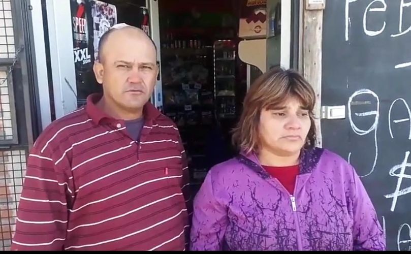 Familia asaltada