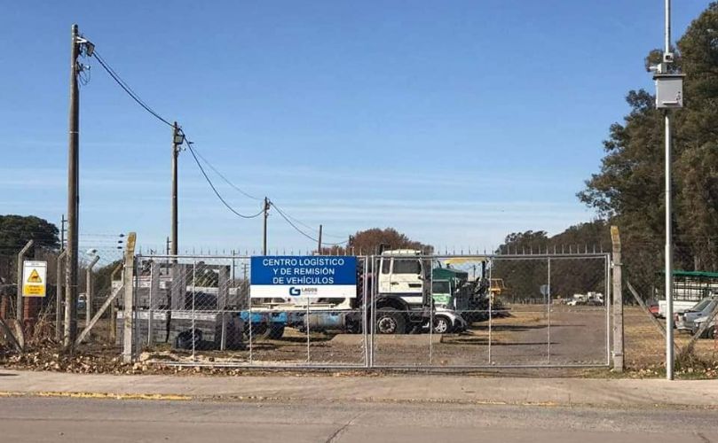 Nuevo predio de estacionamiento de camiones