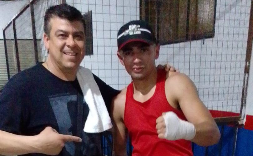 Raúl Zeballos junto a Cristian Nuñez