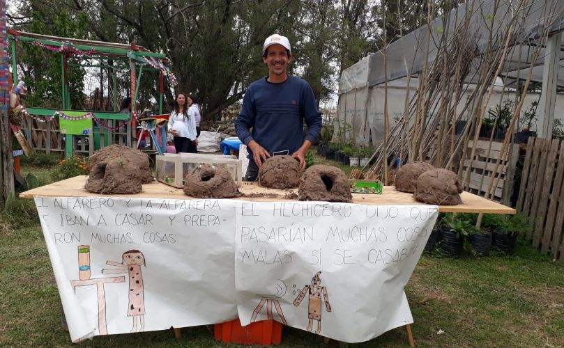 Valentín Mascó en el CIC vivero 'Estación Verde'