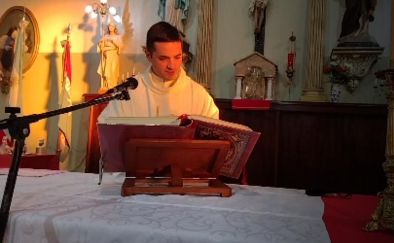 Padre Javier Perelló en la Iglesia San José