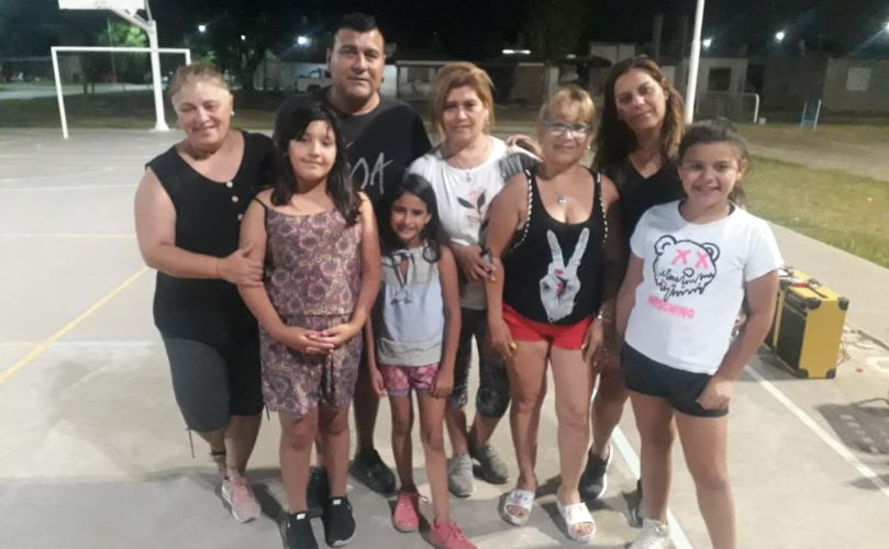 El equipo de cumbia cruzada del Centro Cultural