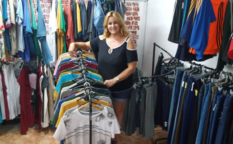 Carina en el Paseo comercial Géminis