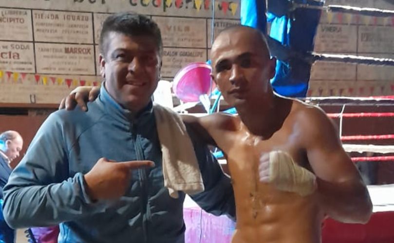 Raúl Zeballos junto a Cristian Nuñez