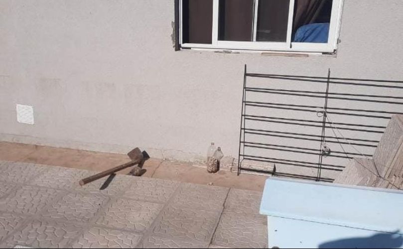 Vivienda en la que ingresaron