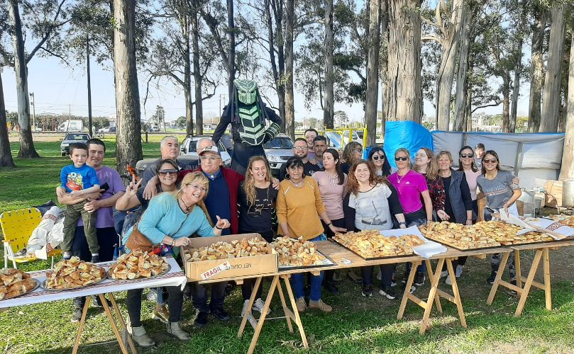 El equipo unido: merienda y chocolatada