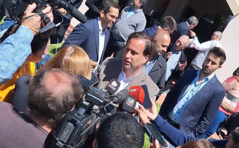 Esteban Ferri, presidente comunal de General Lagos, presente en el evento