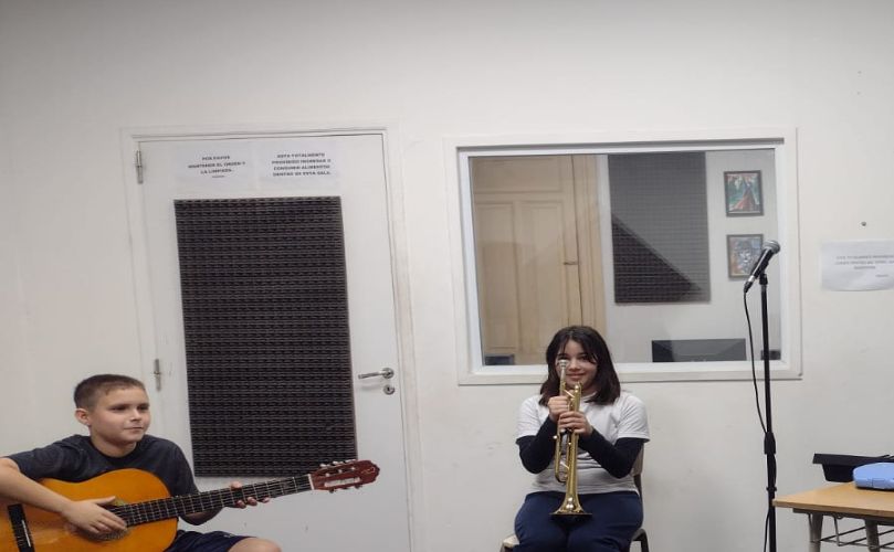El taller en pleno funcionamiento