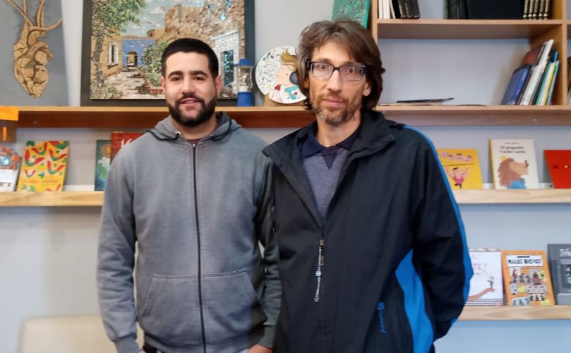 Nahuel Santianés junto a Juan Ignacio Martinelli