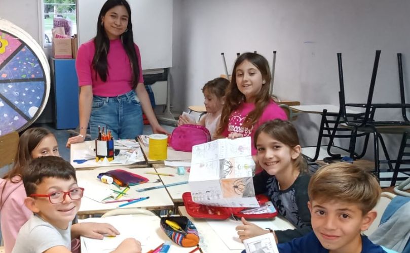 El taller de dibujo y arte del Centro Cultural 'José Hernández'