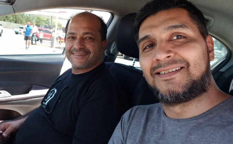 Gustavo junto a  Ramiro Accinelli