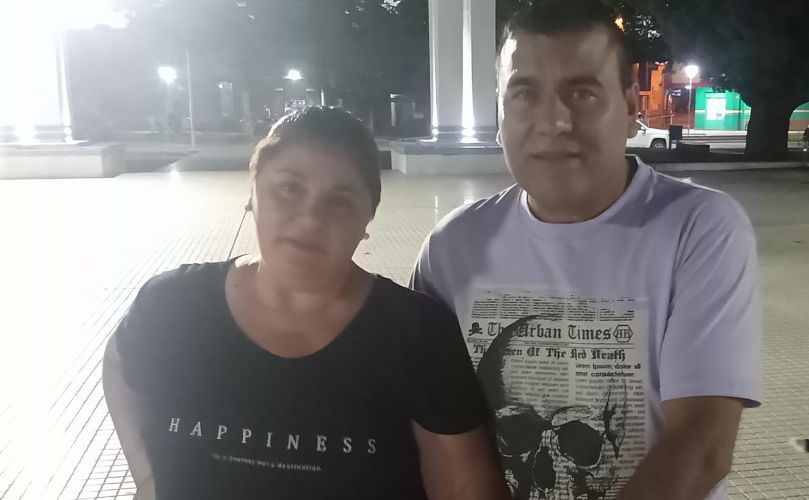 Maricel y Luciano, profesores de cumbia cruzada