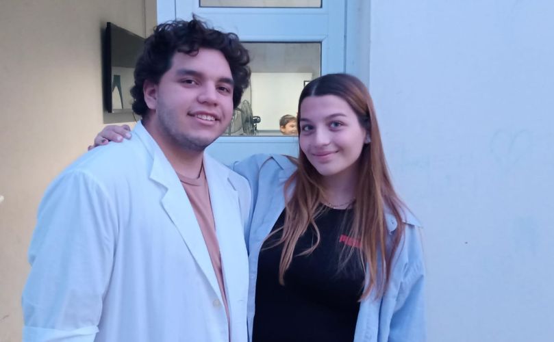 Guillermo y Rocío, a cargo del Taller de laboratorio