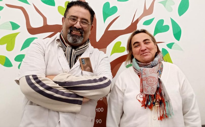Fernando Corzo Olmos y Alejandra Pellegrini