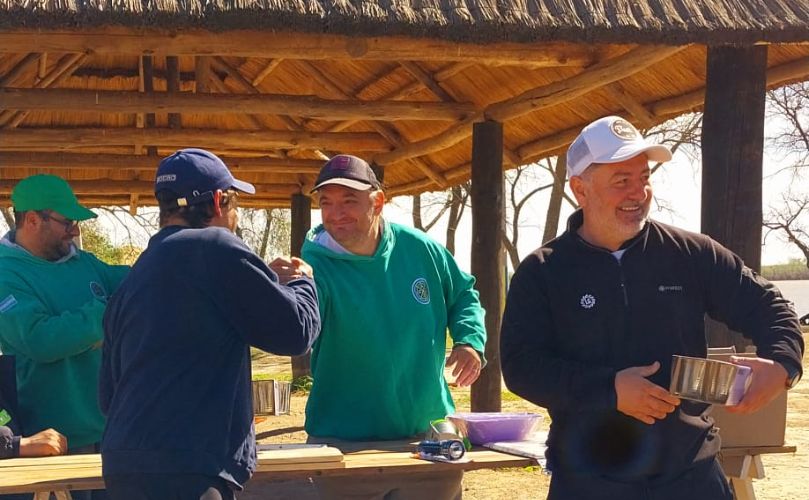 Competencia de pesca en General Lagos