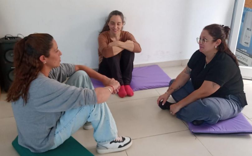 Parte del grupo que asistió al taller vivencial