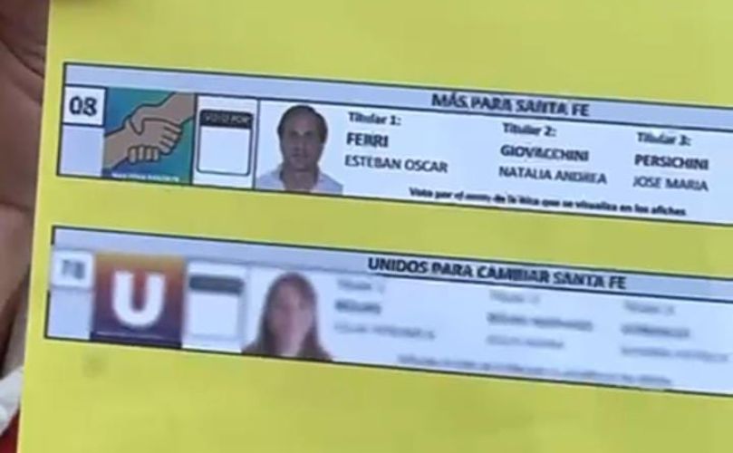 Veronica Rojas, borrada del  voto