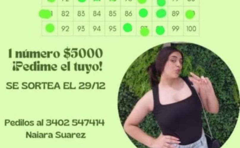 Sorteo de Zaira