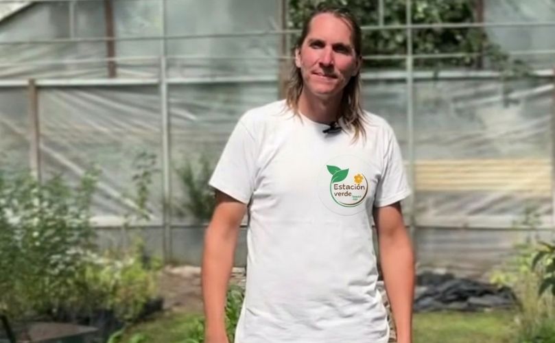 Mariano Díaz en el Vivero 'Estación Verde