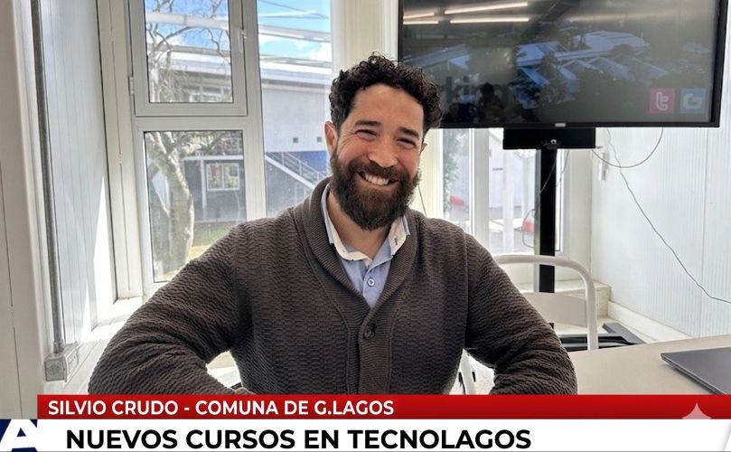 Silvio Crudo, promocionando los cursos