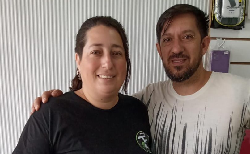 Adrián Marino y Aye Vitelli