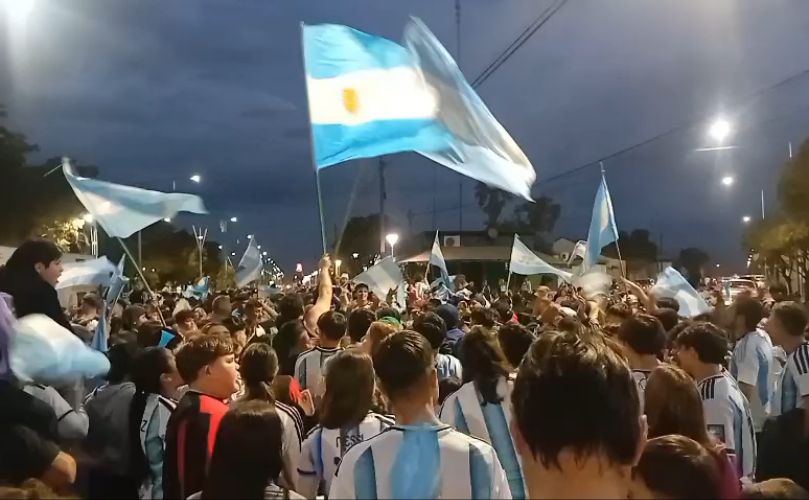 Festejo eufórico en General Lagos