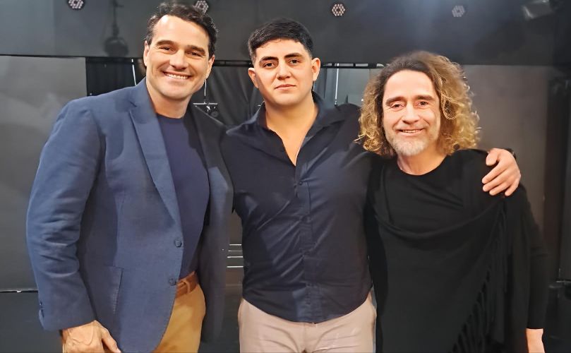 Tomás Campetelli junto a Hernán Drago