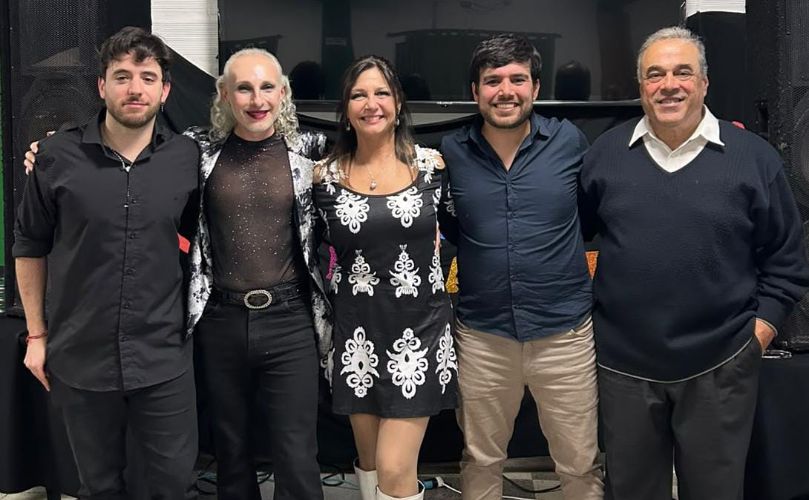 Talentos de General Lagos junto a Mariela Paladini