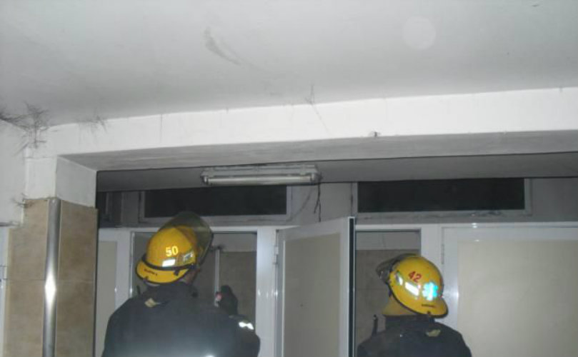 Bomberos Voluntarios de A. Seco actuaron en el lugar