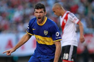 El Puma marcó en el superclásico // Foto: La Nación