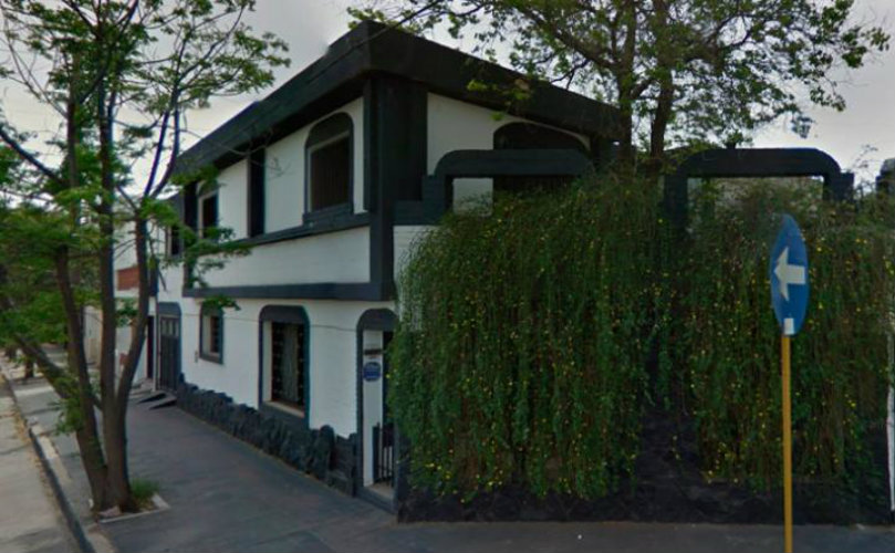  La casa donde fueron encontradas las mujeres.