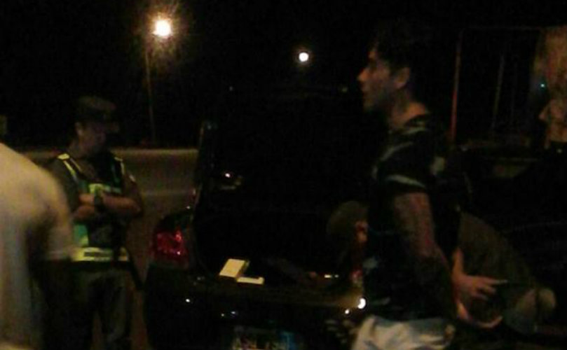 Operativo en el peaje 