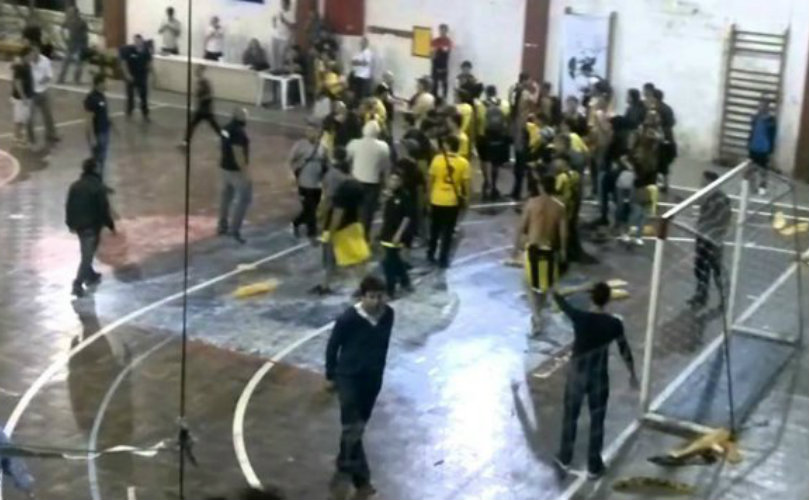 La brutal paliza sucedió durante un partido amistoso