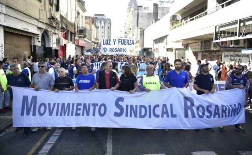 Movilizazión en Rosario 