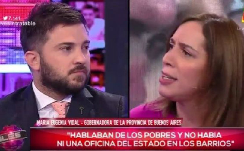Enojo: Vidal se cruzó fuerte con Brancatelli.