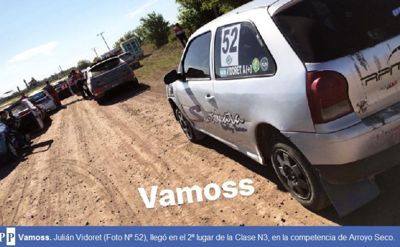  Julian Vidoret culminó 2º en la Clase N3