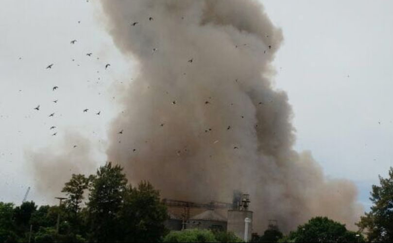 Fuerte explosión