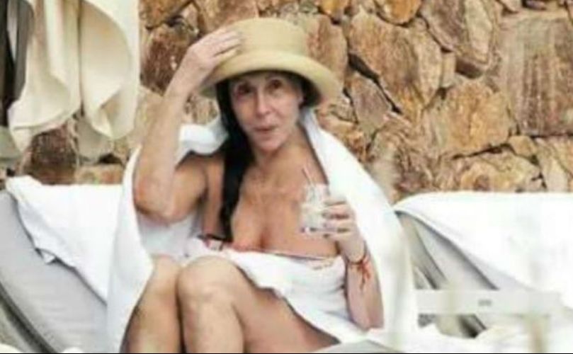 Moria en sus vacaciones después de un año de trabajo en el Bailando.