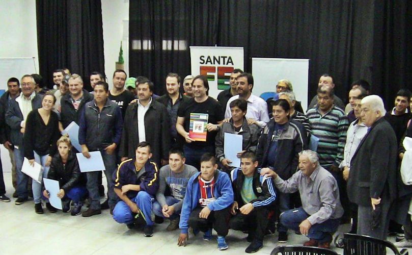 La firma se realizó en el SUM de La Casa del Bicentenario