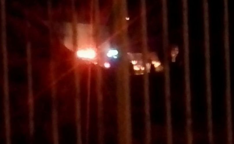 El incendio se produjo a la madrugada