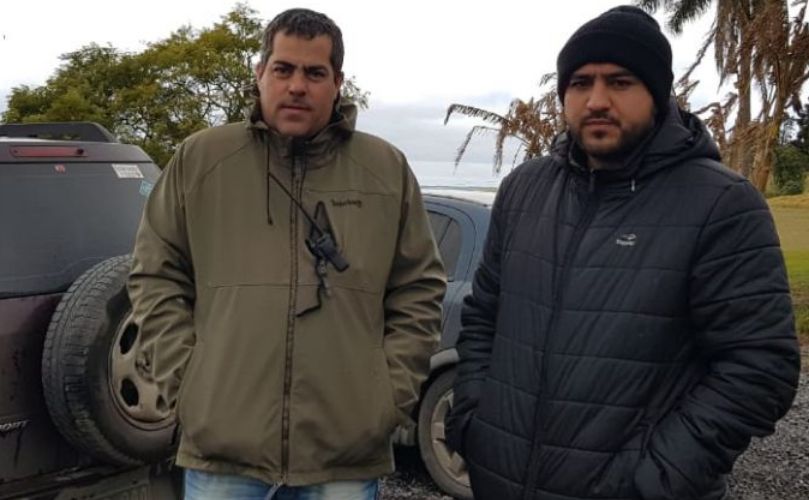 Martin Gherardi junto a su par de Alvarez 