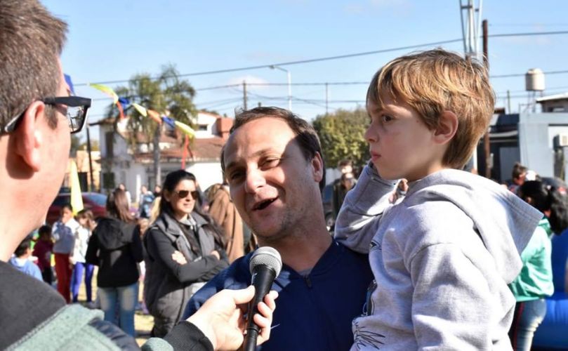 Cesar Gigli disfrutó en familia 
