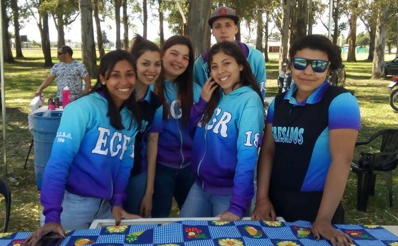 El buffet a cargo de los alumnos