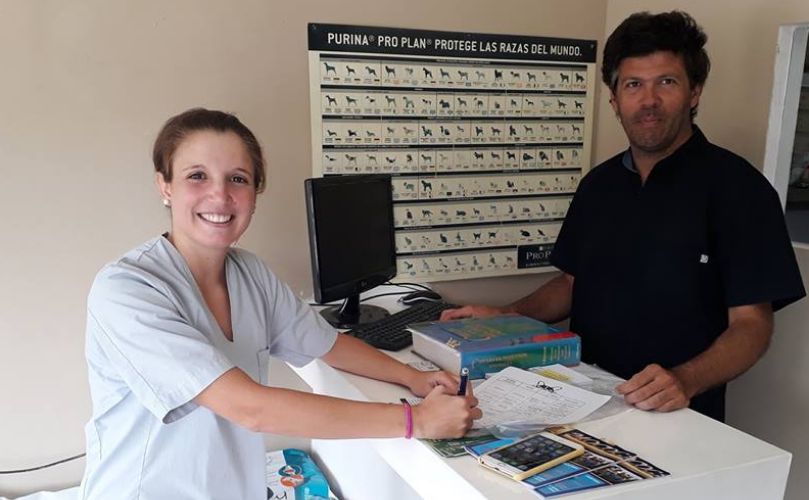 Matias Digiuseppe nos recibió en su consultorio veterinario