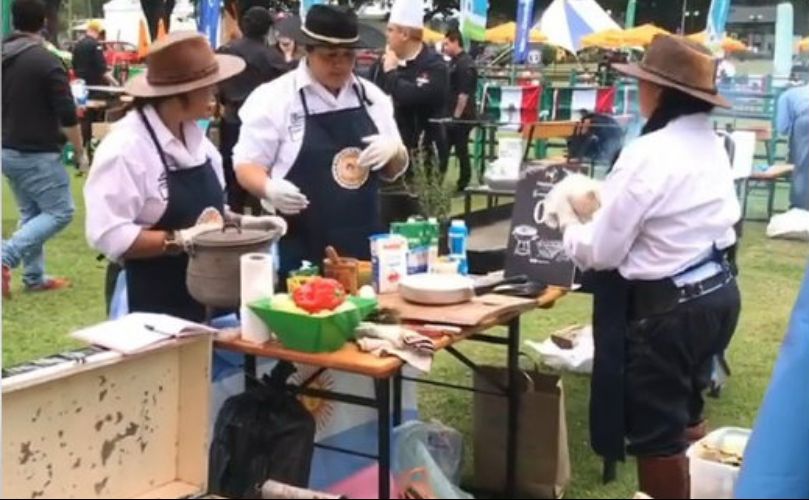 En plena competencia 