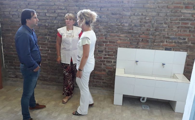 Esteban Ferri junto al equipo directivo