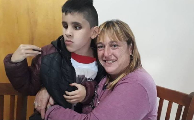Stella Piersantelli se encontró con Aaron 
