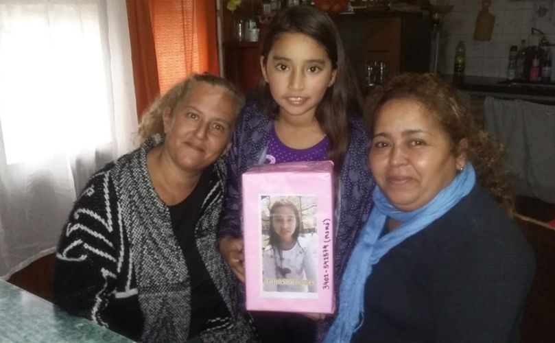 Juli junto a Vale y Lore