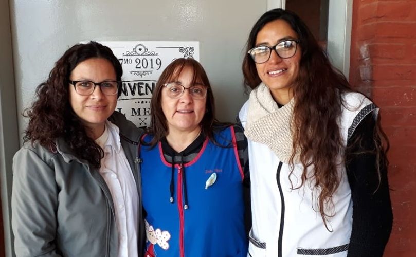 Docentes escuela Juan Larrea