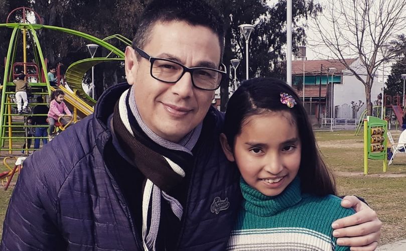 Julieta Diaz en un domingo de plaza 